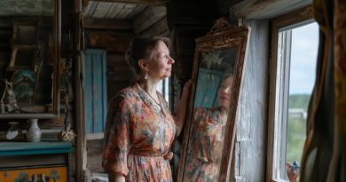 We took my grandmother’s old mirror from the village. And only at home did I notice something in it that I still try not to speak about out loud…